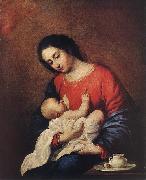 Francisco de Zurbaran Madonna with Child France oil painting artist
